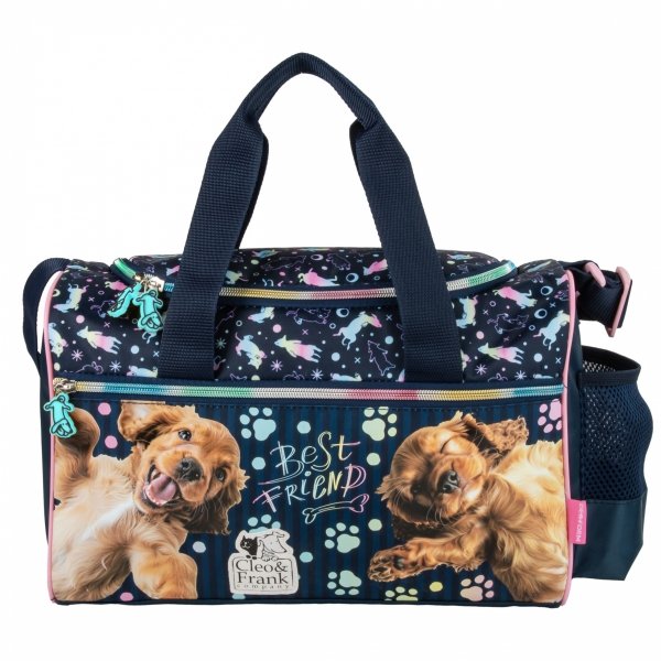 TORBA SZKOLNA z PIESKIEM SPORTOWA NA BASEN DLA DZIEWCZYN NA WYCIECZKI PIES