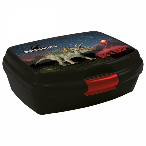 DINOZAURY KOMPLET 2w1 BIDON ŚNIADANIÓWKA TYRANOZAUR DERFORM DLA CHŁOPAKA