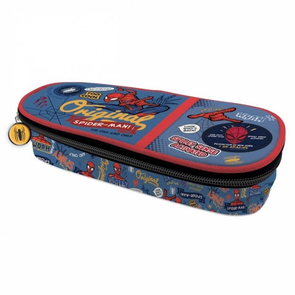 PIÓRNIK SPIDERMAN SZKOLNY SASZETKA MARVEL Z KLAPKĄ ETUI DLA CHŁKOPAKA