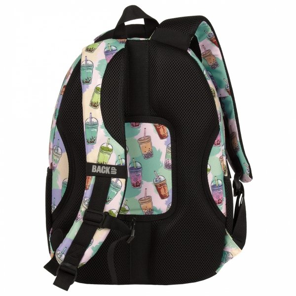 BACKUP PLECAK SZKOLNY MŁODZIEŻOWY BUBBLE TEA ZESTAW 3ele. DLA DZIEWCZYNY