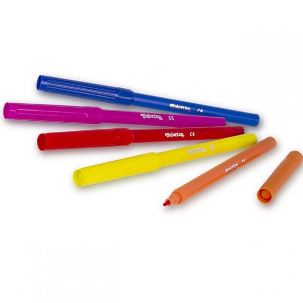 Pisaki Mazaki Flamastry Colorino 24 Kolory Szkolne [14625PTR/1]