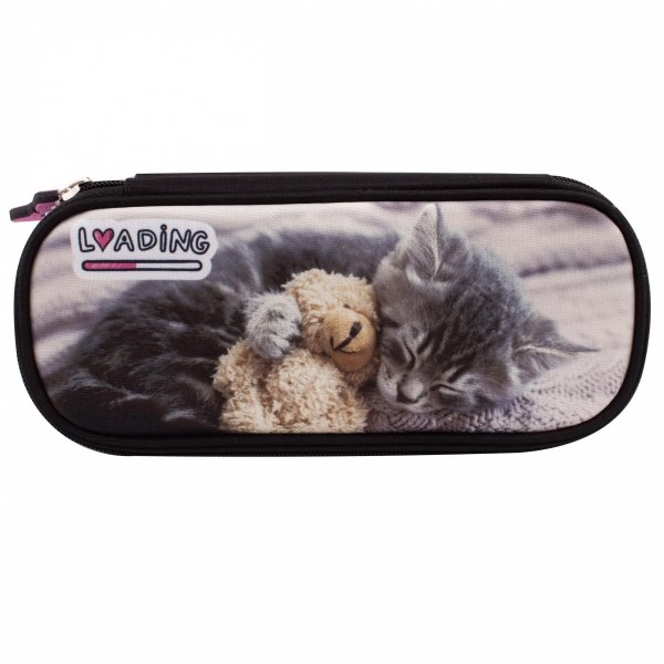 Kotki Piórnik Kot Szkolny Saszetka z Klapką Etui dla Dziewczynek [111460]