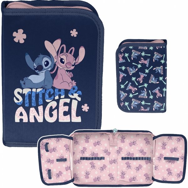 MODNY PIÓRNIK SZKOLNY STICH DO PODSTAWÓWKI DLA DZIEWCZYNEK LILO STITCH