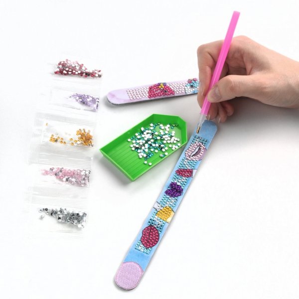 STWÓRZ DIAMENTOWE BRANSOLETKI SWEET KIDEA DZIEWCZĘCY ZESTAW KREATYWNY