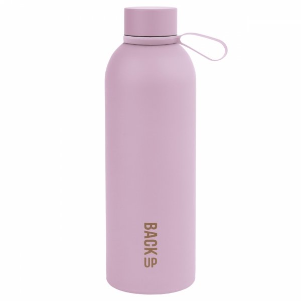 BUTELKA TERMICZNA RÓŻOWA METALOWY KUBEK TERMICZNY TERMOS BIDON 500ML BACKUP