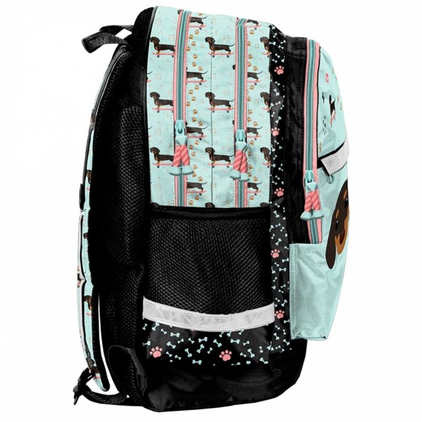 PLECAK PIESEK SZKOLNY POJEMNY DO 1-3 KLASY ZESTAW 5w1 DLA DZIEWCZYNY PIES