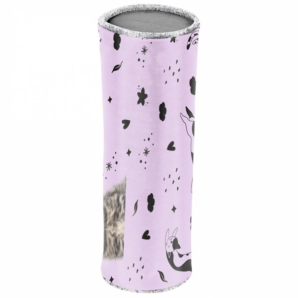 PLECAK SZKOLNY Z KOTKIEM DLA DZIEWCZYNY DO 1 KLASY KOMPLET 5 ele KOTEK PASO