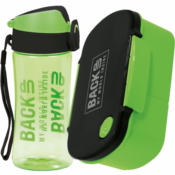 Zestaw Śniadaniowy Bidon Śniadaniówka Free BPA Młodzieżowy dla Chłopaka