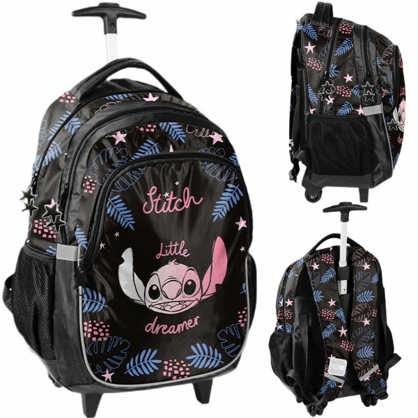 PLECAK STITCH NA KÓŁKACH DO SZKOŁY PODSTAWOWEJ DO 1 KLASY LILO i STICH PASO