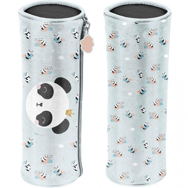 Piórnik Tuba Panda Okrągły Szkolny Paso Miętowy[PP23PQ-003]