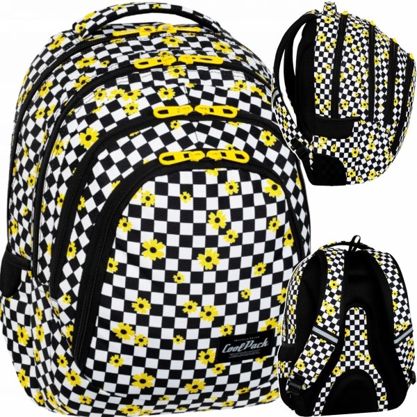 SZACHOWNICA PLECAK COOLPACK CP CHESS FLOW MŁODZIEŻOWY SZKOLNY KRATKA PATIO