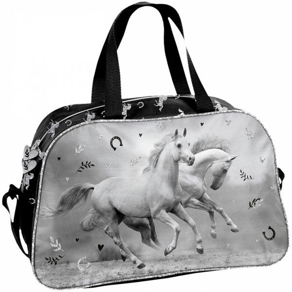 Konie Torba Sportowa na Basen Dziewczęca na Podróż Paso z Koniem