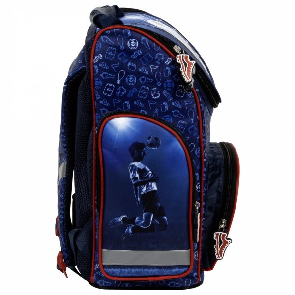 CHŁOPIĘCY TORNISTER SZKOLNY PIŁKA NOŻNA DO 1 KLASY PODSTAWÓWKI ZESTAW 5w1