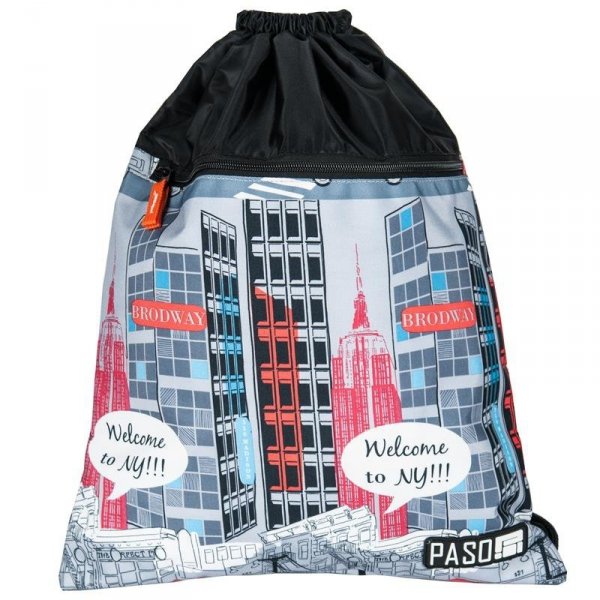 Worek Młodzieżowy na Buty Obuwie Gimnastyczny Miasto 17-713UY