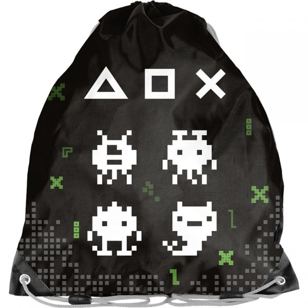 Gamer Worek na Obuwie Buty Wf Piksele Gra Gry Paso [PP23GE-712]