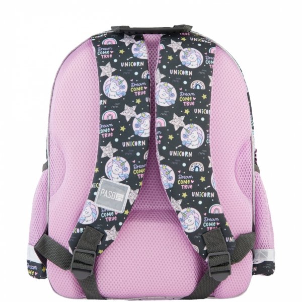 PLECAK SZKOLNY JEDNOROŻEC DLA DZIEWCZYNEK DO KLAS 1-3 PODSTAWÓWKI ZESTAW 