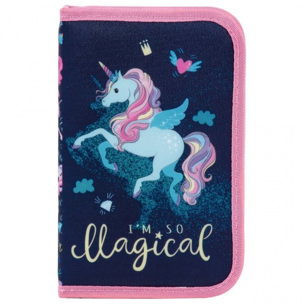 PLECAK JEDNOROŻEC SZKOLNY DO 1 KLASY KOMPLET 5w1 DZIEWCZĘCY UNICORN DERFORM