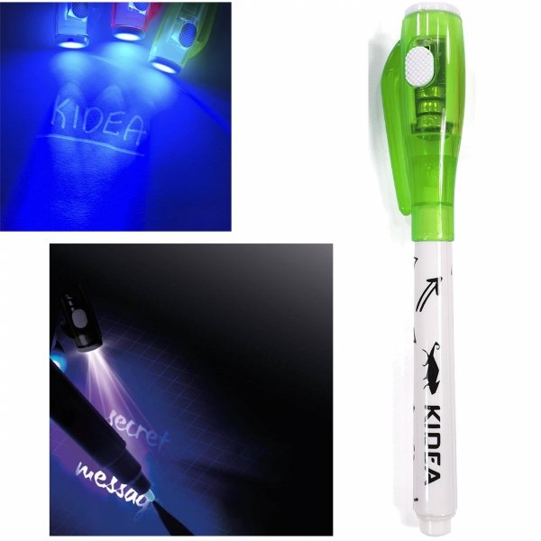 Długopis Szpiegowski z Lampką UV LED Latarka Kidea Zielony [SDKAD]