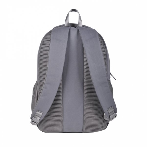 SZARY PLECAK MŁODZIEŻOWY BIZNESOWY NA PODRÓŻ DUŻY WYCIECZKOWY POJEMNY PASO