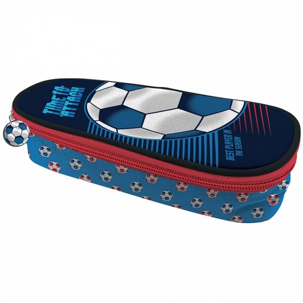 Piłkarski Piórnik Szkolny Saszetka z Klapką Etui Piłka Nożna [111459]