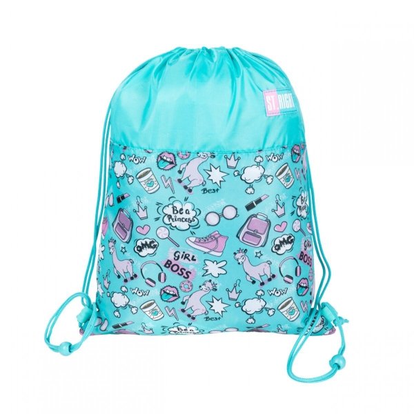 Pastelowe Lamy Majewski Worek St.Right na Buty Obuwie Wf [SO1]