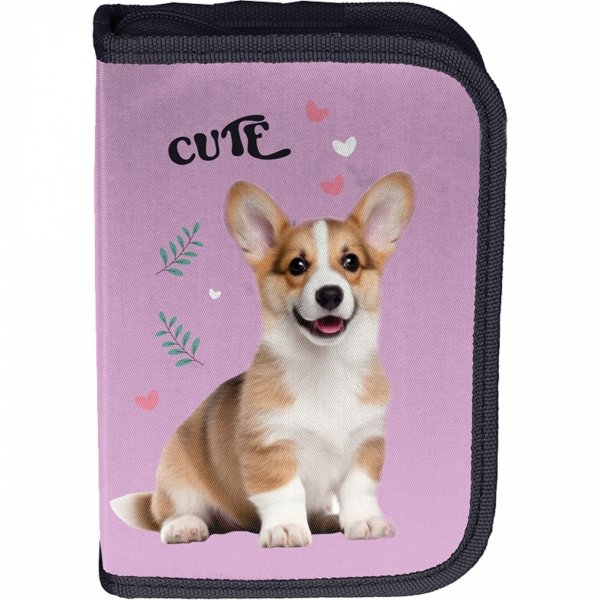 PIÓRNIK Z PIESKAMI SZKOLNY DO PODSTAWÓWKI DLA DZIEWCZYNKI DO 1 KLASY PIES