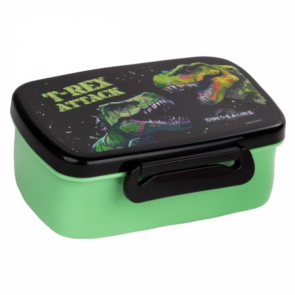 TYRANOZAUR BIDON ŚNIADANIÓWKA DINO DLA CHŁOPAKÓW DINOZAUR KOMPLET 2w1