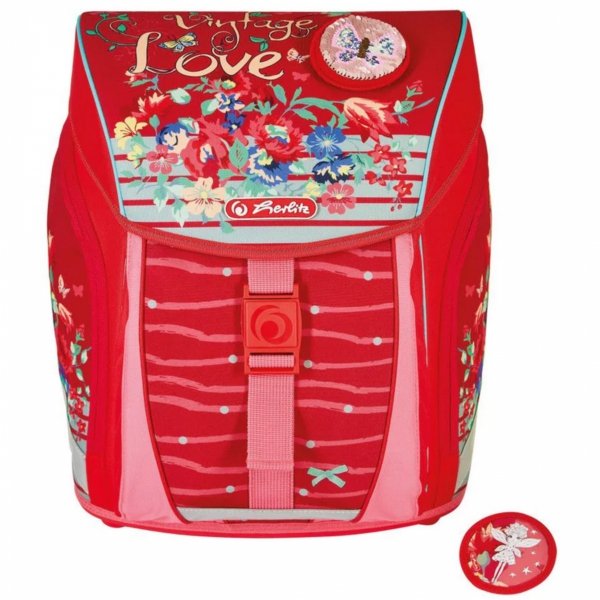 TORNISTER SZKOLNY DLA DZIEWCZYNEK HERLITZ FILOLIGHT VINTAGE LOVE