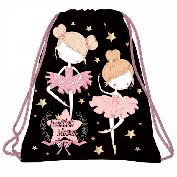 PLECAK BALETNICA KOMPLET 5el DLA DZIEWCZYNEK SZKOLNY DO PODSTAWÓWKI