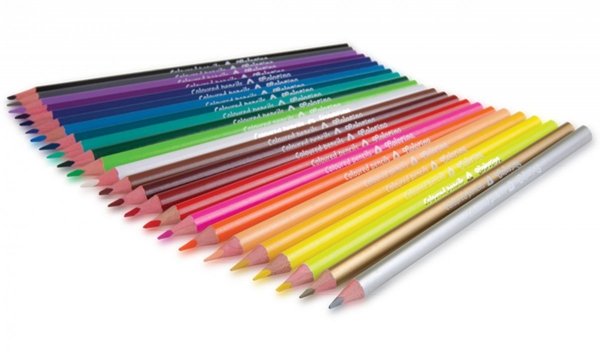 Kredki Trójkątne Colorino 24 Kolory Ołówkowe [51828PTR]