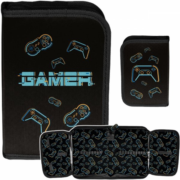 PIÓRNIK z PADEM SZKOLNY DO PODSTAWÓWKI GAMING GAMER DO 1 KLASY GRY GRA