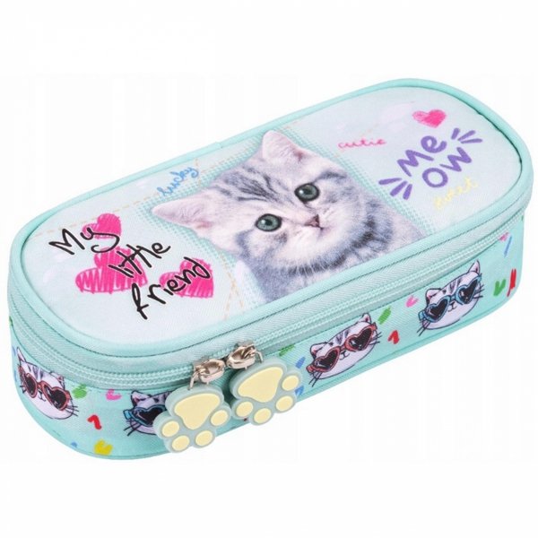 KOTEK MINT ZESTAW 5w1 MAJEWSKI DLA DZIEWCZYNEK PLECAK KOTKI DO PODSTAWÓWKI