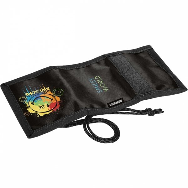 SMILEY PORTFEL BUŹKI DZIECIĘCY SZKOLNY PASO PORTFELIK EMITIKONY