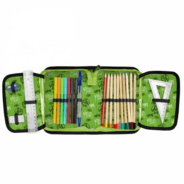 TORNISTER GAMEPAD GRA SZKOLNY GAMING GRY CHŁOPIECY DO KLAS 1-4 ZESTAW 3w1