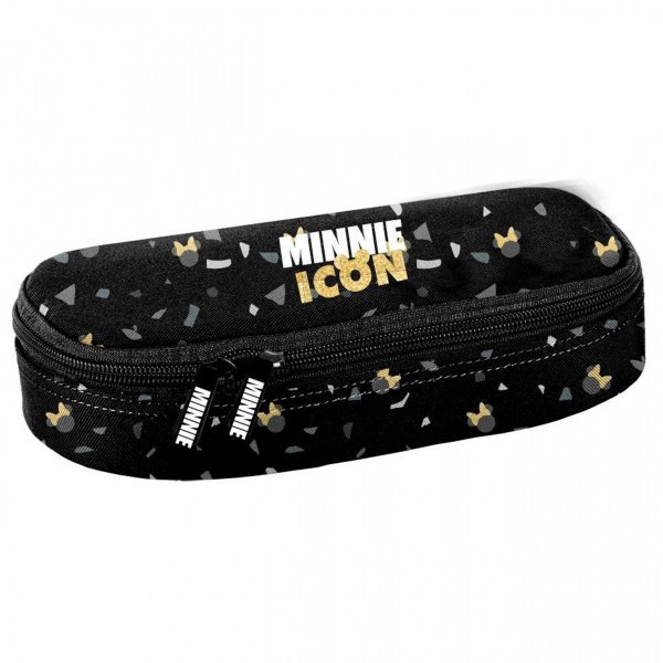 Komplet Myszka Minnie Czarny Szkolny Plecak Młodzieżowy BeUniq [DM22JJ-2808]