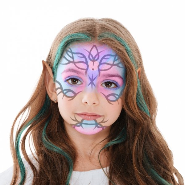 Farby do Malowania Twarzy Elfie Uszy Zestaw dla Dziewczynek Kidea [FDTZEUKA]