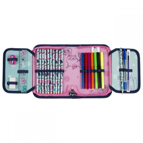 Plecak Dziecięcy do szkoły Podstawowej z Kotkami Derform [PL15BCF37]