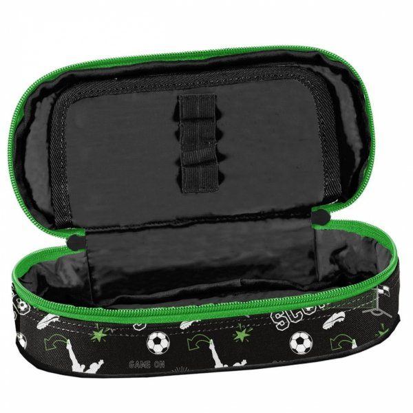 PIÓRNIK PIŁKARSKI SZKOLNY DLA CHŁOPAKA PIŁKA NOŻNA FOOTBALL Z KLAPKĄ