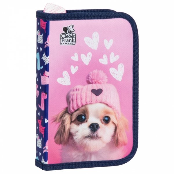 DERFORM PLECAK Z PIESKAMI DLA UCZENNICY SZKOLNY KOMPLET DO PODSTAWÓWKI PIES