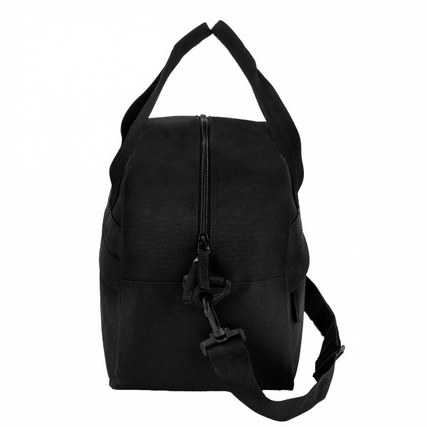 CZARNA TORBA SPORTOWA NA BASEN MĘSKA WYCIECZKOWA KABINOWA DO SAMOLOTU