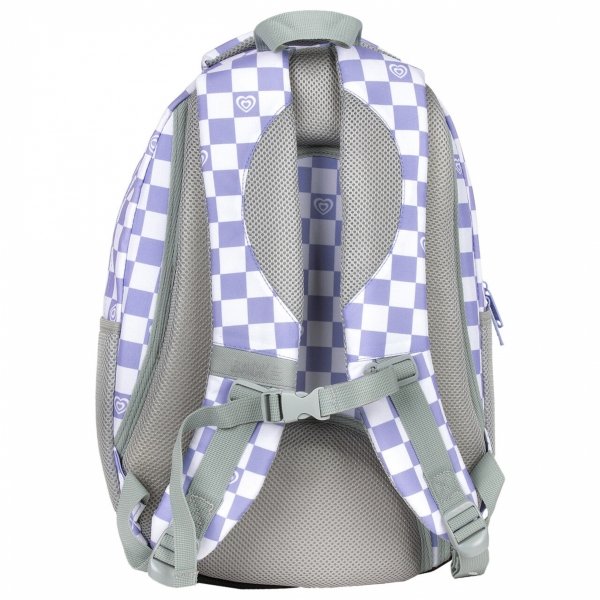 FIOLET SZACHOWNICA MŁODZIEŻOWY PLECAK BACKUP DZIEWCZĘCY SZKOLNY ZESTAW 3ele
