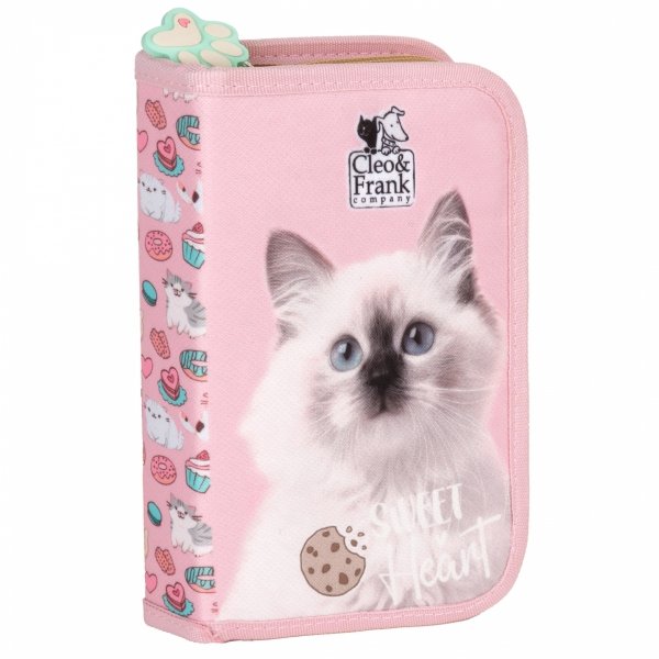 PLECAK Z KOTKAMI DLA UCZENNIC SZKOLNY ZESTAW 3w1 DO 1 KLASY TORNISTER CATS