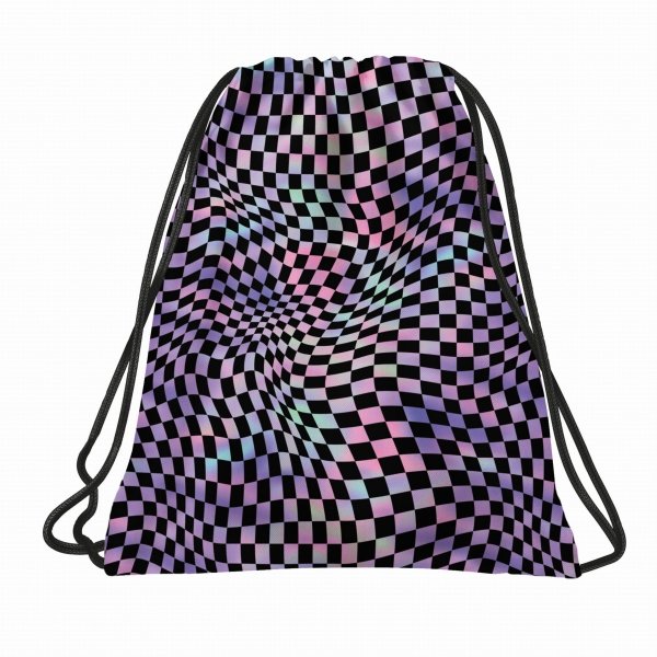 BACKUP WOREK NA OBUWIE KAPCIE BUTY W-F SZACHOWNICA CRAZY DLA DZIEWCZYNY