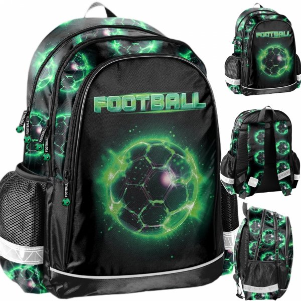 FOOTBALL PLECAK SZKOLNY PIŁKA NOŻNA DO 1 KLASY PODSTAWÓWKI DLA CHŁOPAKA
