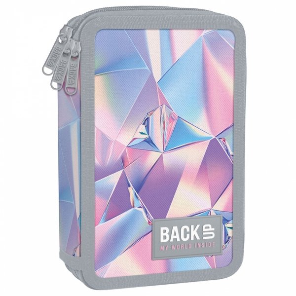 ZESTAW 5el PLECAK BACKUP REFLEKSY SZKOLNY MŁODZIEŻOWY DZIEWCZĘCY