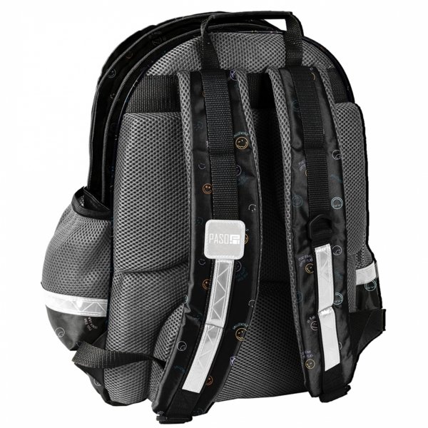 SMILEY PLECAK SZKOLNY EMOTKI DO 1-3 KLASY PODSTAWÓWKI EMOTIKONY ZESTAW 3w1