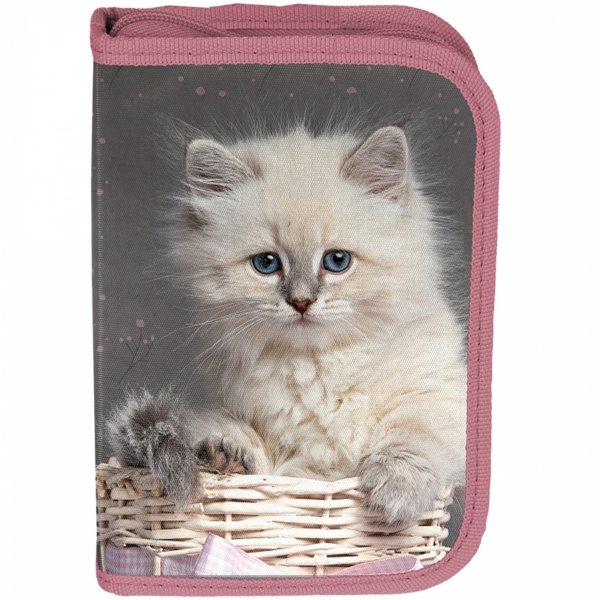 Kotek Piórnik Szkolny Dziecięcy z Wyposażeniem dla Uczennic Podstawówki