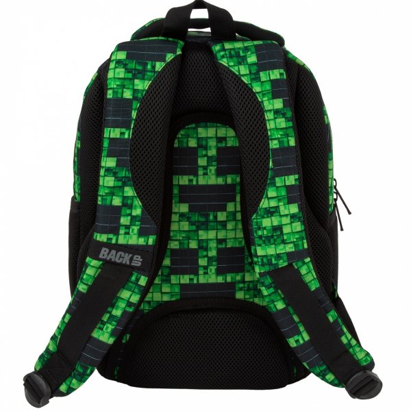 MINECRAFT PLECAK SZKOLNY MŁODZIEŻOWY BACKUP PIKSELE GRA KOMPLET 5w1 DERFORM