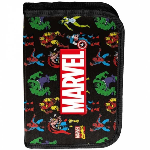 Rozkładany Piórnik Marvel Szkolny do Podstawówki Chłopięcy do klas 1-4 Avengers