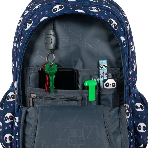 Panda Plecak dla Dziewczyny St.Right Majewski komplet [BP26]
